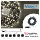Catena 100 LED luce fredda e calda esterno- 5 metri XC-4129
