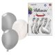 Palloncini argento e bianco-10pz