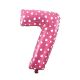 Palloncino rosa 35cm n.7