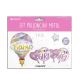 Set palloncini mongolfiera Welcome Baby Girl- 5pz